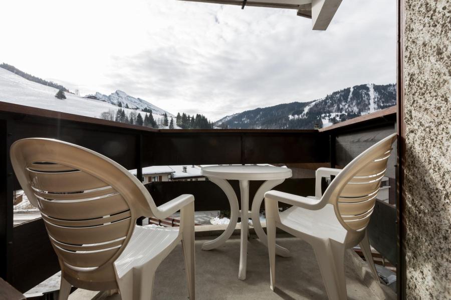 Vakantie in de bergen Studio 4 personen (14) - Résidence Piscine - La Clusaz - Balkon