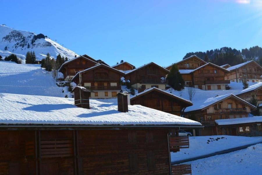 Vakantie in de bergen Appartement 2 kamers mezzanine 7 personen (2F) - Résidence Piste Rouge A - Le Grand Bornand - Balkon