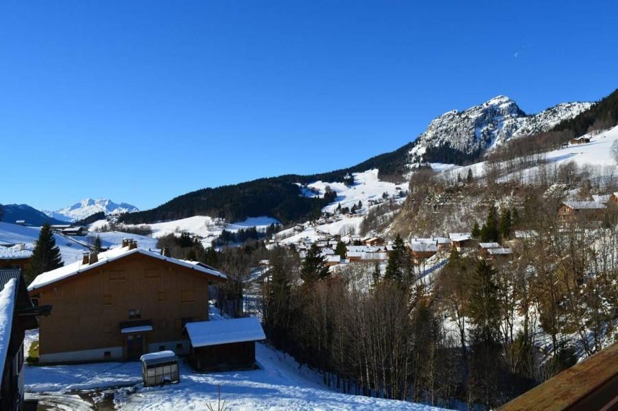 Vacances en montagne Appartement 2 pièces mezzanine 7 personnes (2F) - Résidence Piste Rouge A - Le Grand Bornand - Balcon