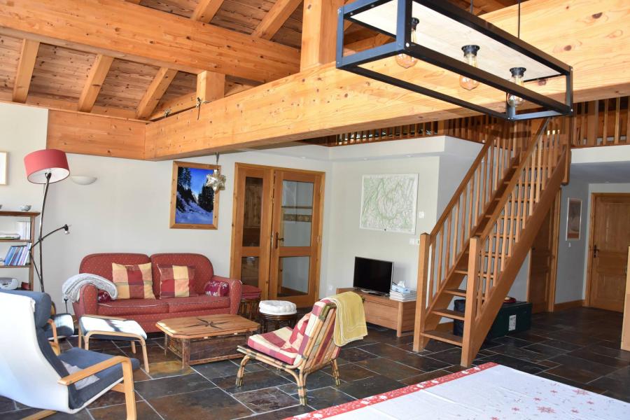 Каникулы в горах Апартаменты 5 комнат с мезонином 8 чел. - Résidence Piton des Neiges - Pralognan-la-Vanoise - Салон