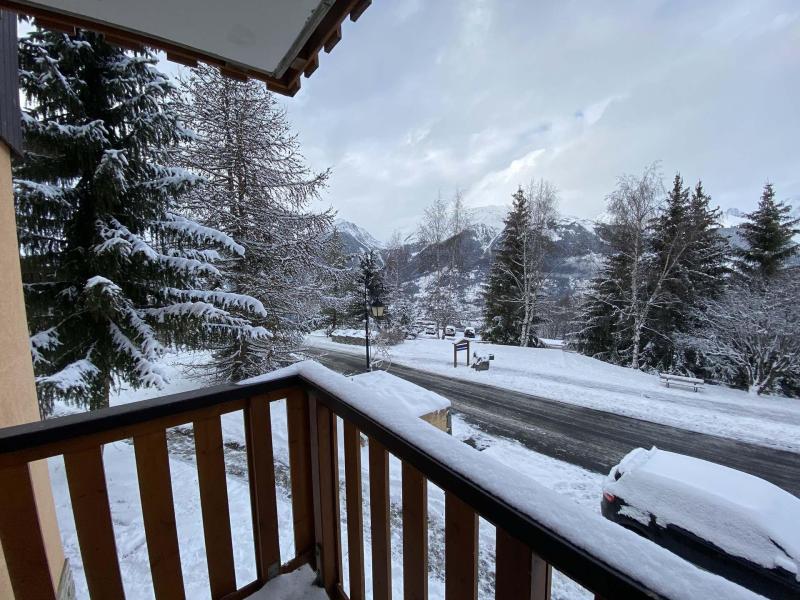 Urlaub in den Bergen Studio Kabine für 4 Personen (009) - Résidence Plaisances - Montalbert - Terrasse