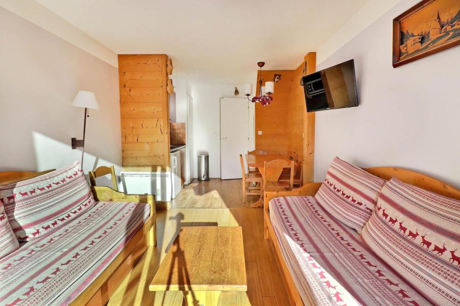 Vakantie in de bergen Appartement duplex 3 kamers 6 personen (410) - Résidence Plan du Lac - Méribel-Mottaret - Woonkamer