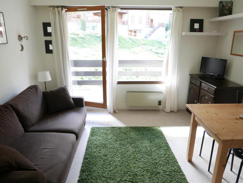 Vakantie in de bergen Studio cabine 4 personen (D3) - Résidence Plan Soleil - Valloire - Woonkamer