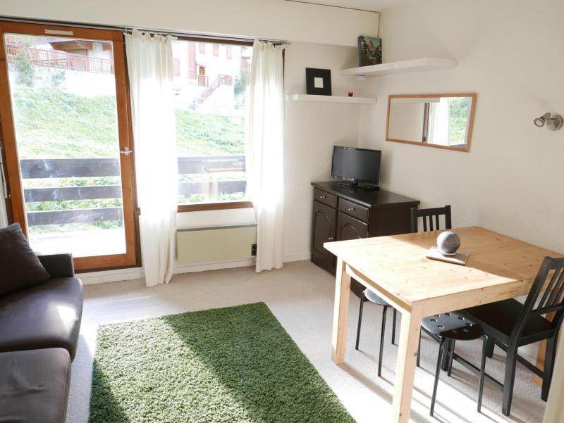 Vakantie in de bergen Studio cabine 4 personen (D3) - Résidence Plan Soleil - Valloire - Woonkamer