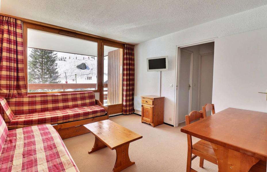 Urlaub in den Bergen 2-Zimmer-Appartment für 5 Personen (610) - Résidence Plein Soleil - Méribel-Mottaret - Wohnzimmer