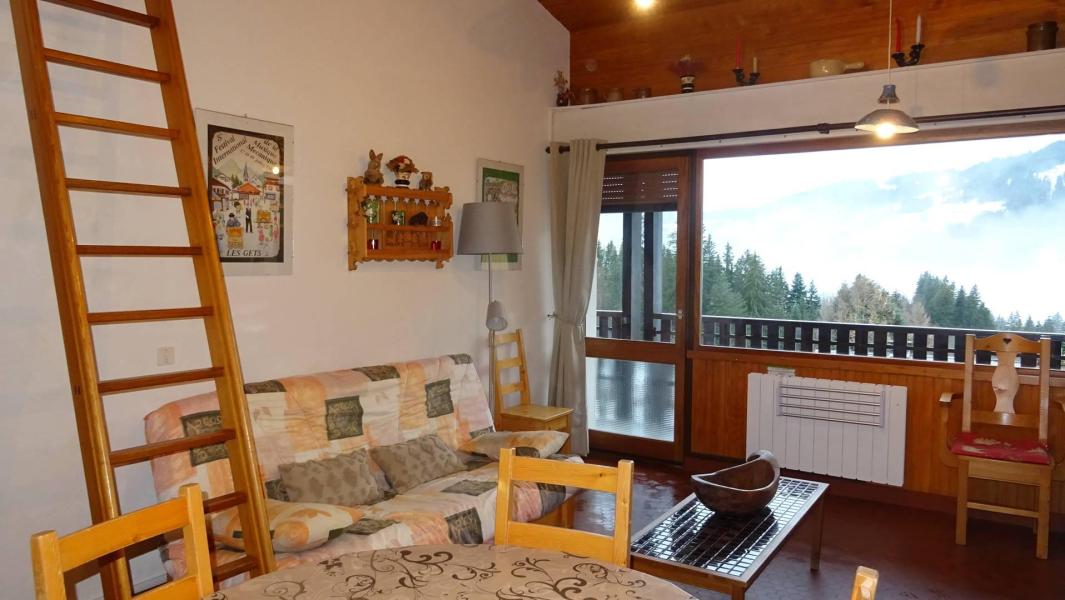 Vacaciones en montaña Apartamento dúplex 2 piezas 8 personas - Résidence Plein Soleil - Les Gets - Estancia