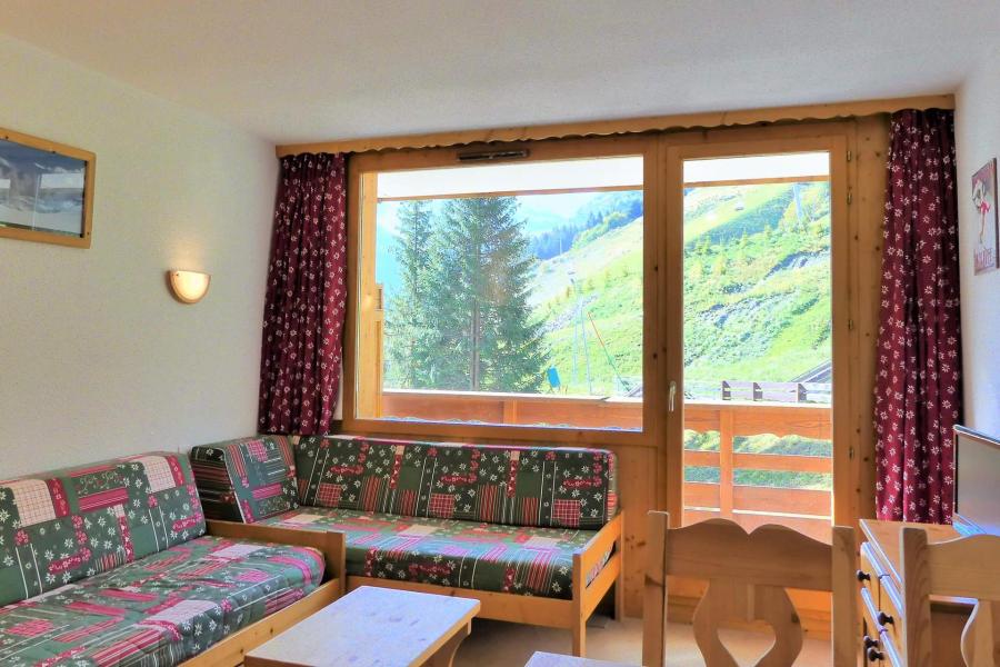 Vakantie in de bergen Appartement 2 kamers 5 personen (608) - Résidence Plein Soleil - Méribel-Mottaret - Woonkamer