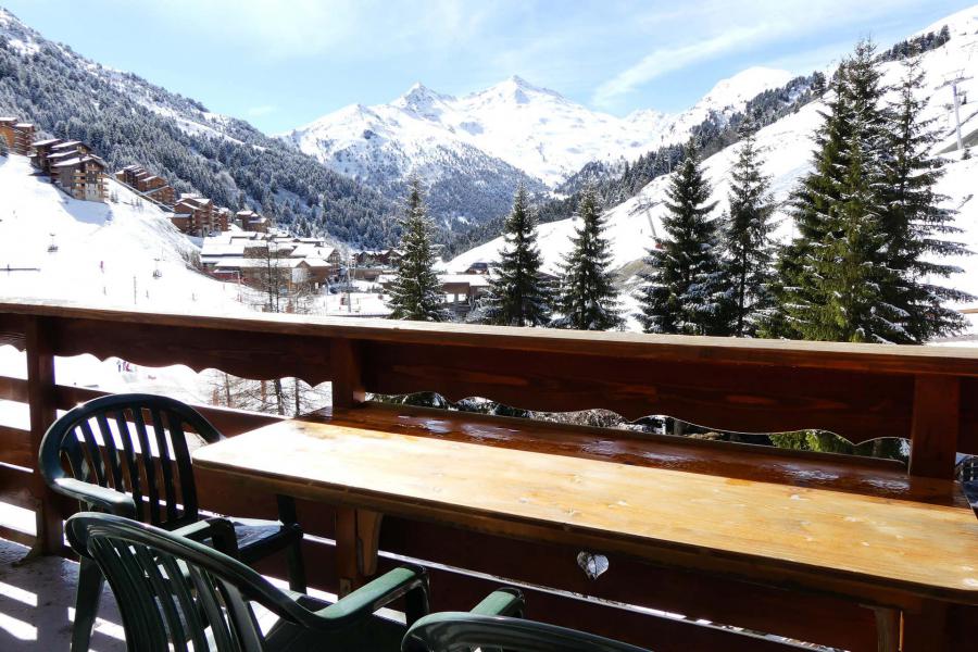 Vacances en montagne Appartement 2 pièces 5 personnes (710) - Résidence Plein Soleil - Méribel-Mottaret - Terrasse