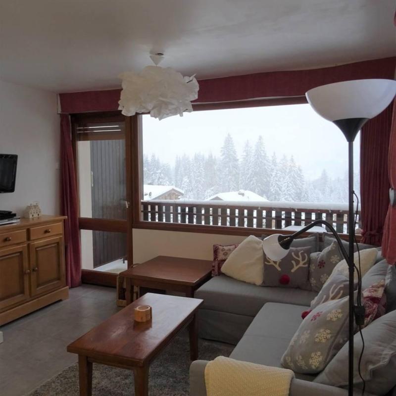 Vacances en montagne Appartement 3 pièces 6 personnes - Résidence Plein Soleil - Les Gets - Séjour