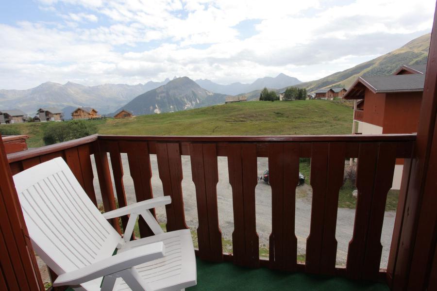 Urlaub in den Bergen Mezzanin-Studio für 4 Personen (B63) - Résidence Plein Soleil - La Toussuire - Terrasse