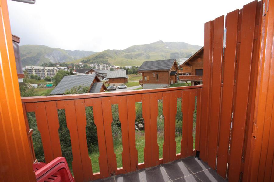 Urlaub in den Bergen Studio Schlafnische 3 Personen (C103) - Résidence Plein Soleil - La Toussuire - Terrasse