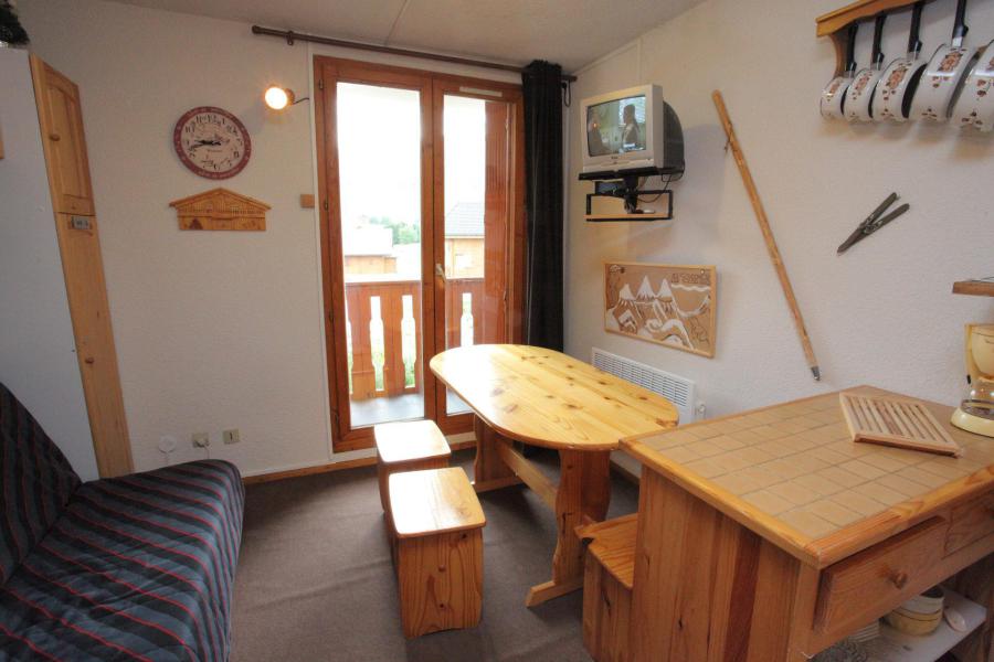 Urlaub in den Bergen Studio Schlafnische 3 Personen (C103) - Résidence Plein Soleil - La Toussuire - Wohnzimmer