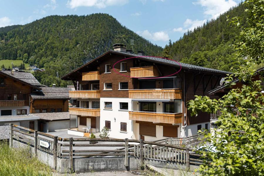 Vakantie in de bergen Appartement 3 kamers bergnis 5 personen (7) - Résidence Point Percee - La Clusaz - Buiten zomer