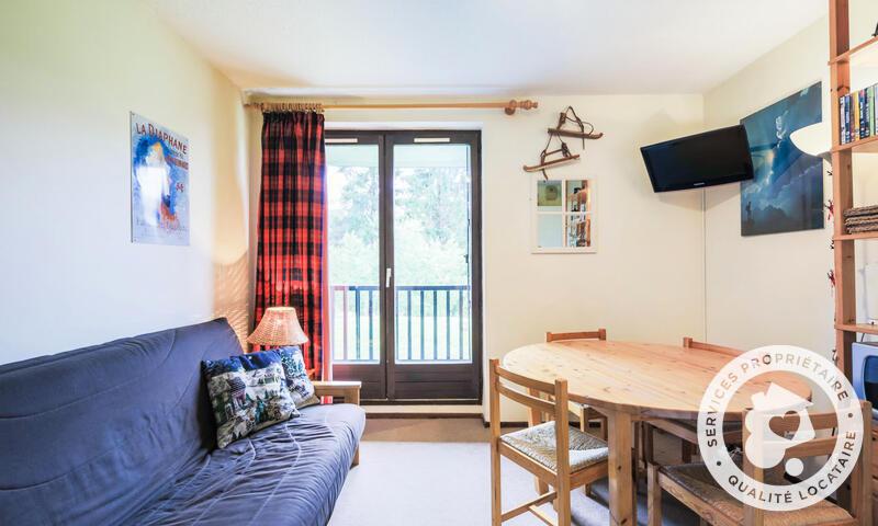 Ski verhuur Studio 4 personen (Budget 23m²) - Résidence Pollux - MH - Flaine - Woonkamer