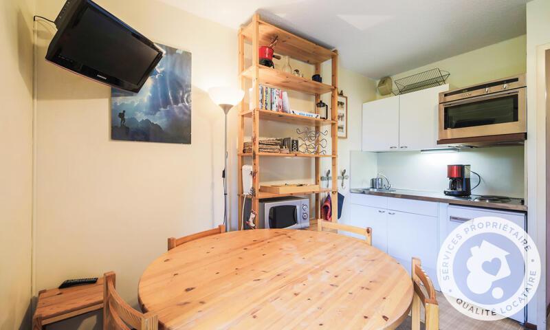 Location au ski Studio 4 personnes (Budget 23m²) - Résidence Pollux - MH - Flaine - Table