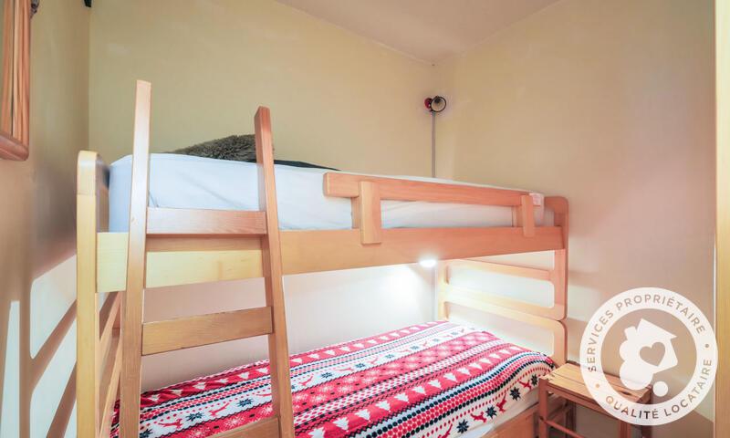 Rent in ski resort Studio 4 people (Budget 23m²) - Résidence Pollux - MH - Flaine - Bunk beds