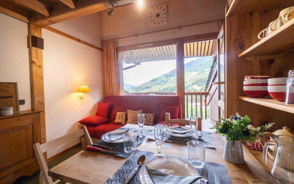 Urlaub in den Bergen Studio Schlafnische 4 Personen (G427) - Résidence Portail - Valmorel - Wohnzimmer