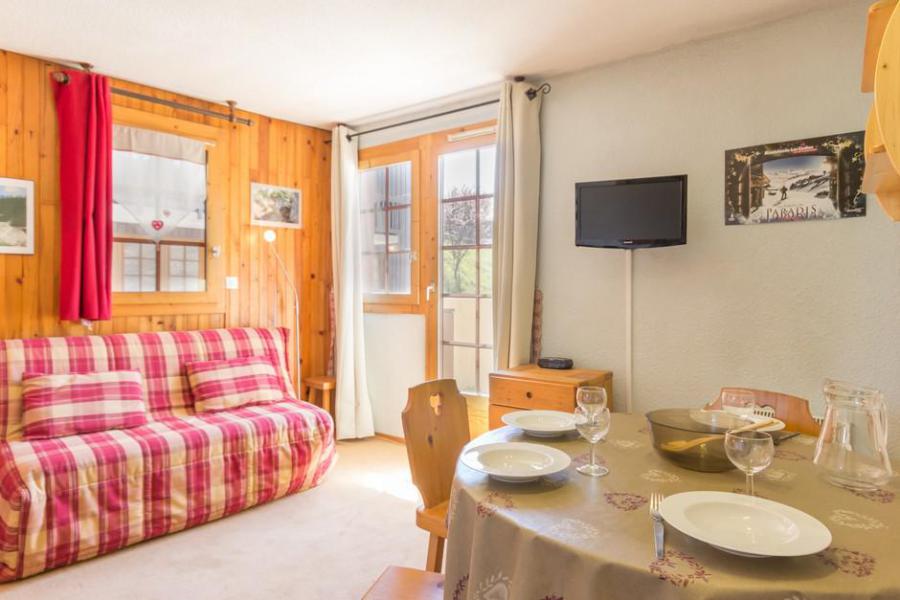 Vakantie in de bergen Studio 3 personen (7) - Résidence Porte de Montchavin - Montchavin La Plagne - Woonkamer