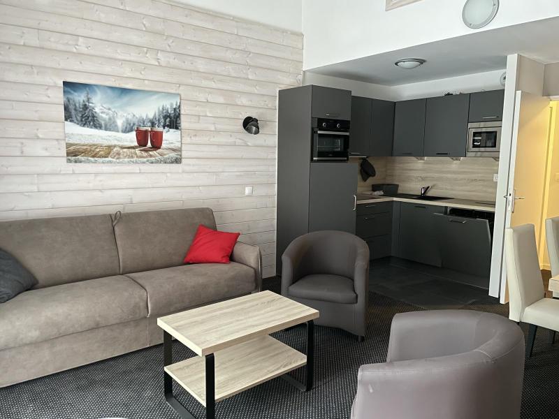 Holiday in mountain resort 2 room duplex apartment sleeping corner 8 people (P48) - Résidence Portillo - Gourette - Kitchen