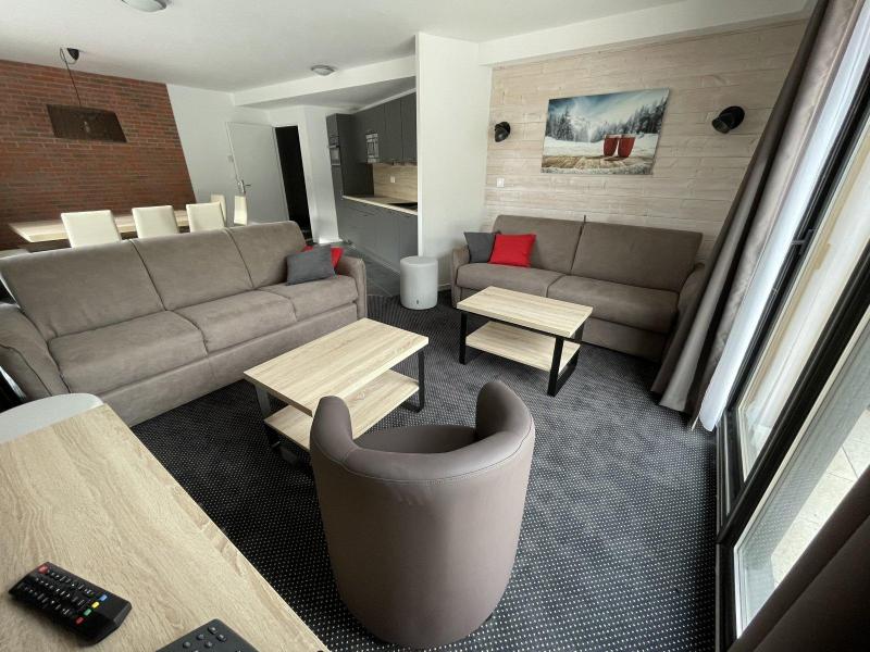 Urlaub in den Bergen 3-Zimmer-Berghütte für 10 Personen (P53) - Résidence Portillo - Gourette - Wohnzimmer