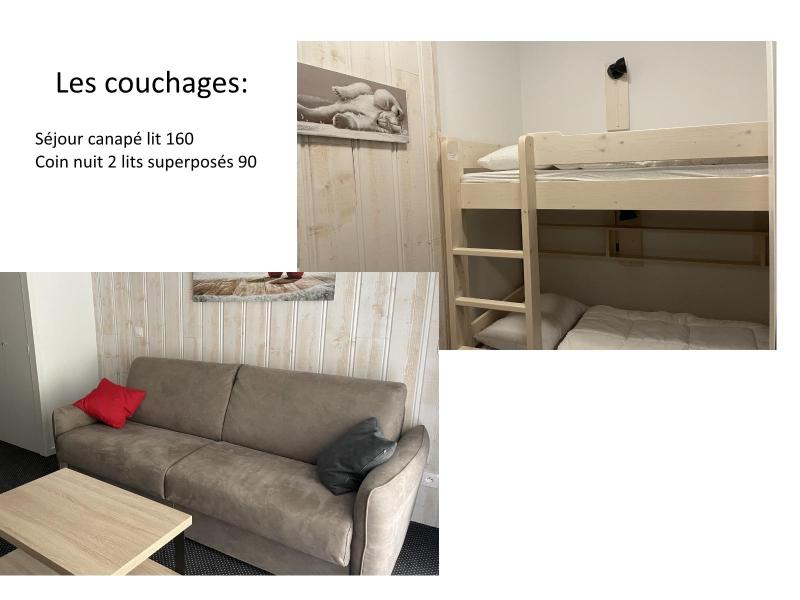 Каникулы в горах Квартира студия со спальней для 4 чел. (P17) - Résidence Portillo - Gourette