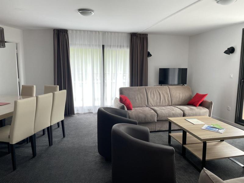 Vakantie in de bergen Appartement 3 kamers bergnis 10 personen (P60) - Résidence Portillo - Gourette - Woonkamer