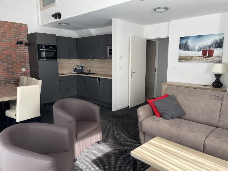 Vakantie in de bergen Appartement duplex 3 kamers 10 personen (P50) - Résidence Portillo - Gourette - Woonkamer