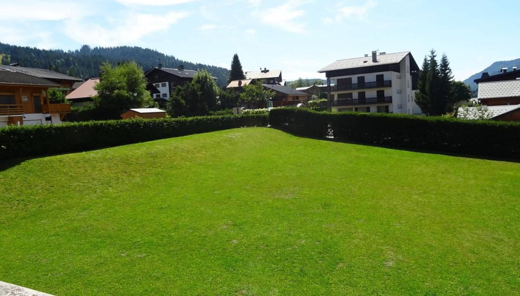 Location au ski Studio coin montagne 4 personnes (211) - Résidence Praz du Soleil - Les Gets - Extérieur été