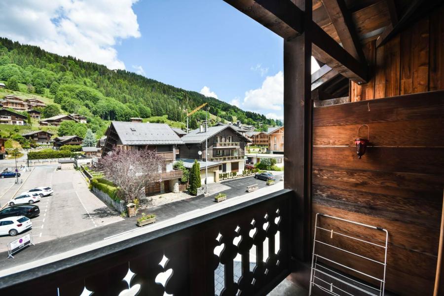 Urlaub in den Bergen Mezzanin-Studio für 5 Personen (2164) - Résidence Praz du Soleil - Les Gets - Draußen im Sommer