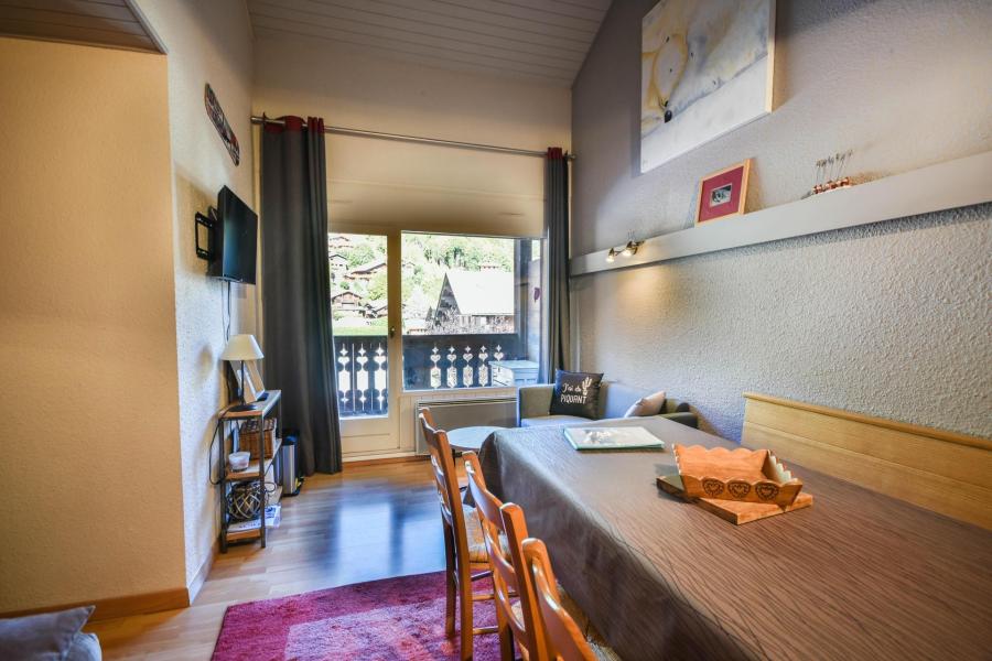 Urlaub in den Bergen Mezzanin-Studio für 5 Personen (2164) - Résidence Praz du Soleil - Les Gets - Wohnzimmer