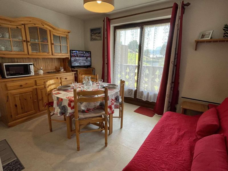 Holiday in mountain resort 2 room apartment 4 people (A07) - Résidence Praz les Pistes - Praz sur Arly - Living room