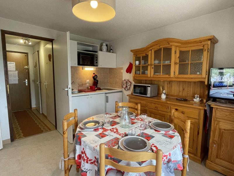 Vakantie in de bergen Appartement 2 kamers 4 personen (A07) - Résidence Praz les Pistes - Praz sur Arly - Woonkamer