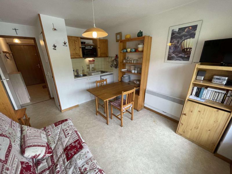 Vakantie in de bergen Studio bergnis 4 personen (320-C15) - Résidence Praz les Pistes - Praz sur Arly - Woonkamer