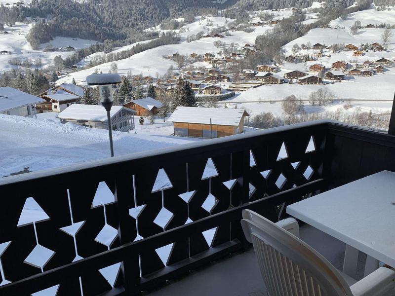 Vacanze in montagna Studio con alcova per 4 persone (320-C15) - Résidence Praz les Pistes - Praz sur Arly - Terrazza