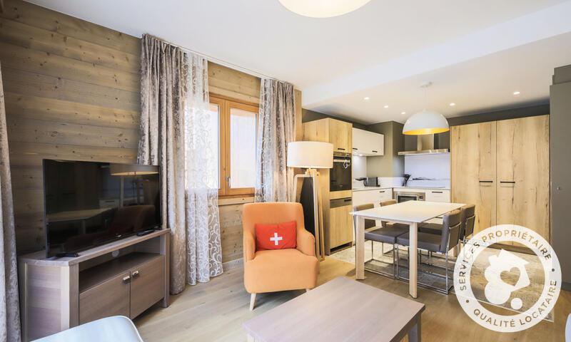 Urlaub in den Bergen 3-Zimmer-Appartment für 6 Personen (Prestige 40m²-3) - Résidence Premium l'Hévana - Maeva Home - Méribel - Draußen im Sommer