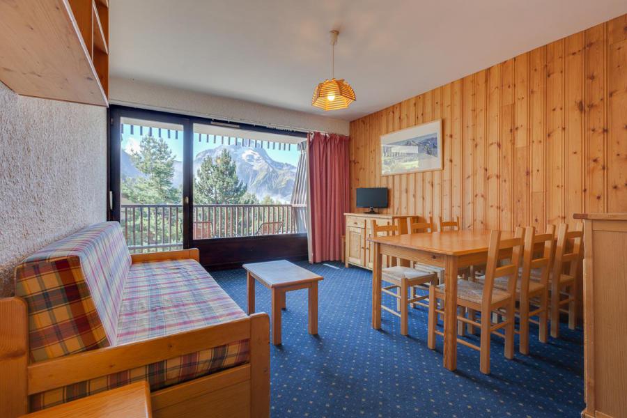 Holiday in mountain resort 2 room apartment sleeping corner 6 people - Résidence Quirlies - Les 2 Alpes - Living room