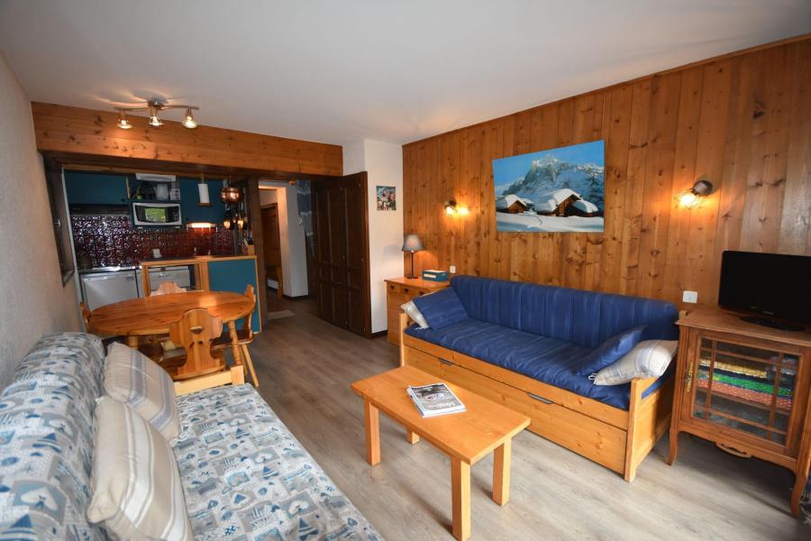 Vakantie in de bergen Appartement 2 kamers 4 personen - Résidence Ranfolly - Les Gets - Woonkamer