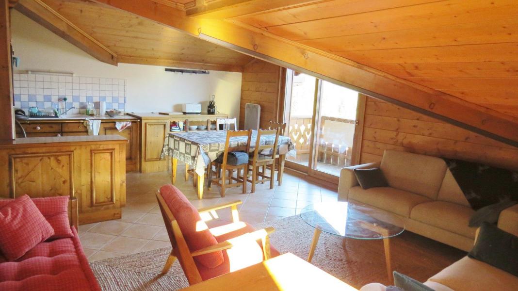 Urlaub in den Bergen 4-Zimmer-Appartment für 8 Personen (B16) - Résidence Refuge de l'Alpage - Morillon - Wohnzimmer