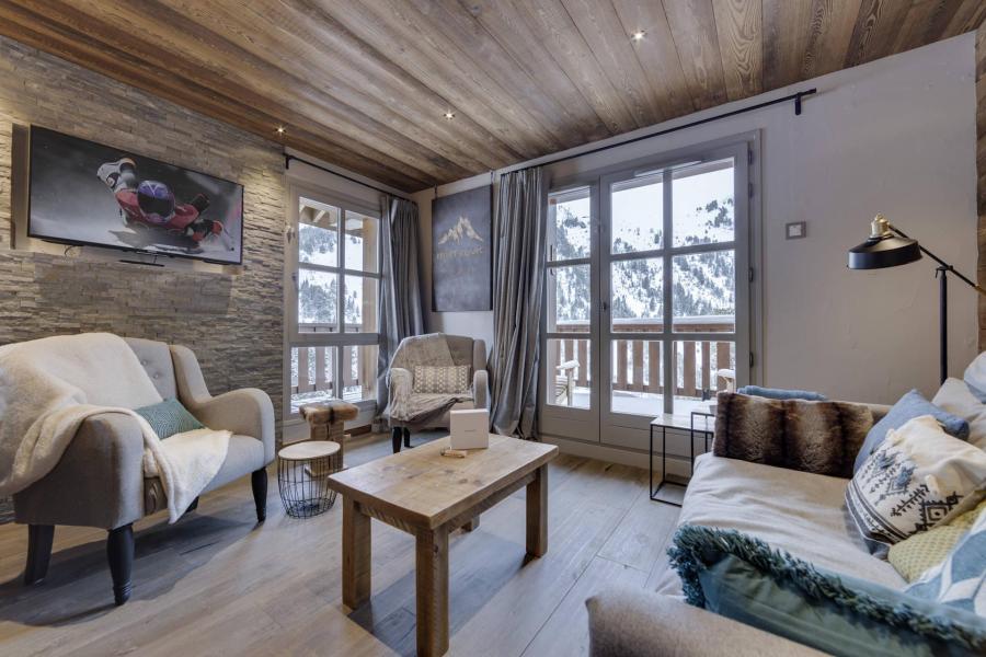 Vakantie in de bergen Appartement 4 kamers 6 personen (551) - Résidence Refuge du Montagnard - Les Arcs - Woonkamer