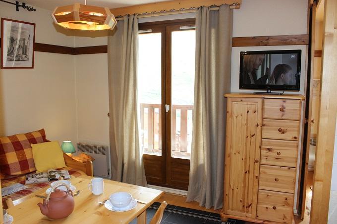 Urlaub in den Bergen 2-Zimmer-Holzhütte für 4 Personen (58) - Résidence Reine Blanche - Val Thorens - Wohnzimmer