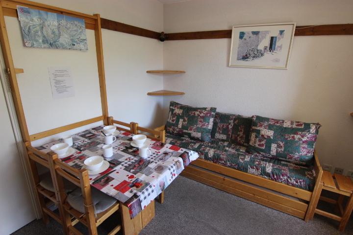 Urlaub in den Bergen 2-Zimmer-Holzhütte für 4 Personen (9) - Résidence Reine Blanche - Val Thorens - Wohnzimmer