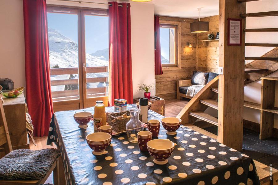 Holiday in mountain resort 3 room duplex apartment cabin 6 people (115) - Résidence Reine Blanche - Val Thorens - Living room