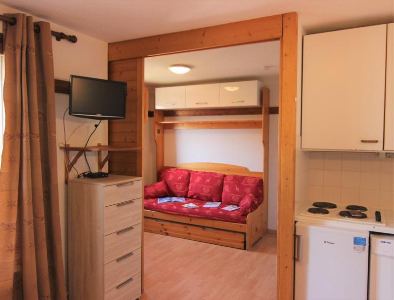 Vakantie in de bergen Studio cabine 4 personen (61) - Résidence Reine Blanche - Val Thorens - Woonkamer