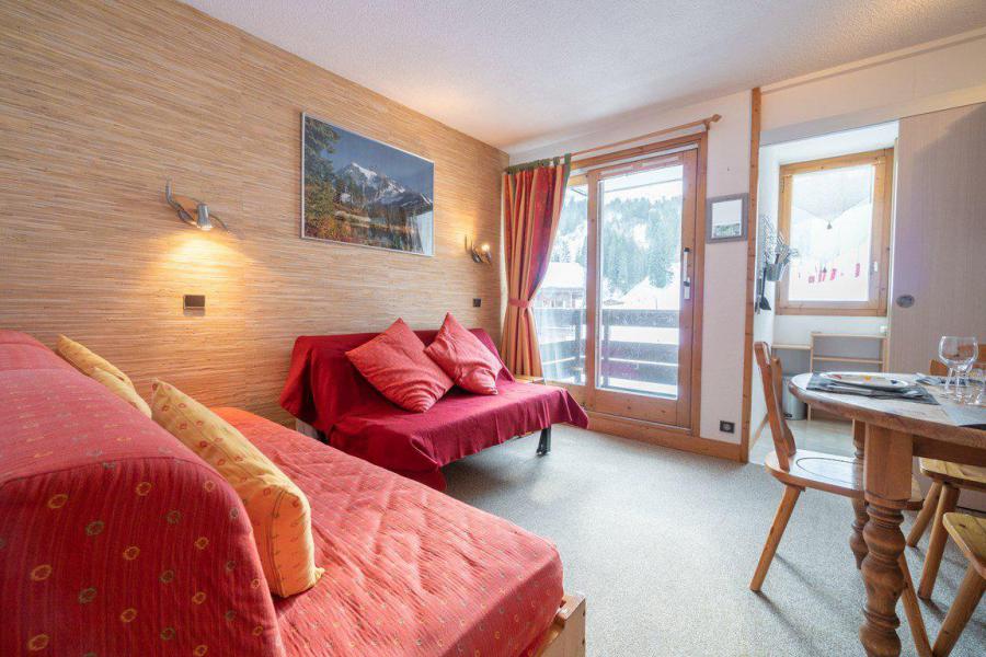 Vakantie in de bergen Appartement 2 kamers 4 personen (423) - Résidence Riondet - Valmorel - Woonkamer