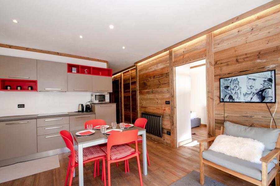Vakantie in de bergen Appartement 3 kamers 4 personen (LIVIA) - Résidence Rivo - Chamonix - Woonkamer
