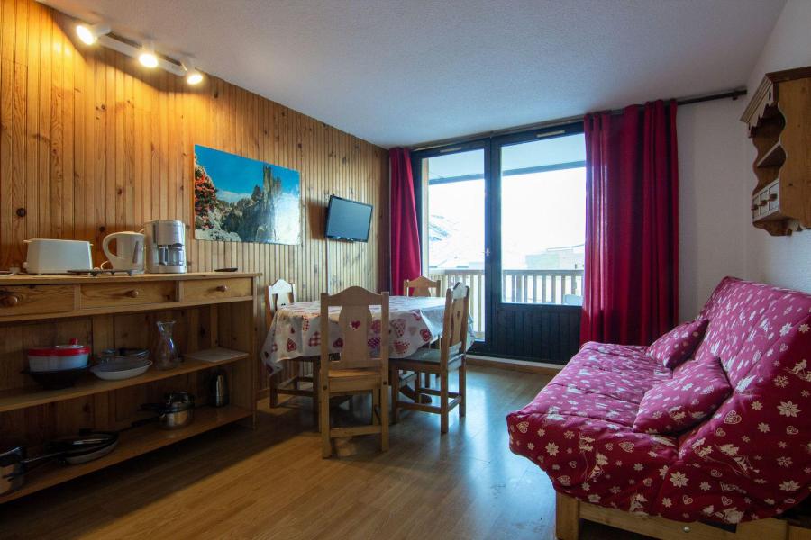 Urlaub in den Bergen 3 Zimmer Maisonettewohnung für 6 Personen (72) - Résidence Roche Blanche - Val Thorens - Wohnzimmer