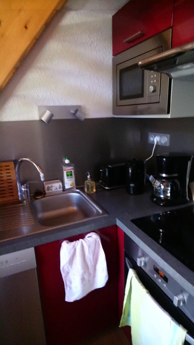 Vacaciones en montaña Apartamento cabina para 4 personas (23) - Résidence Rochechateau - Valloire - Kitchenette