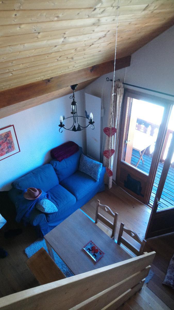 Vakantie in de bergen Studio cabine 4 personen (23) - Résidence Rochechateau - Valloire - Woonkamer