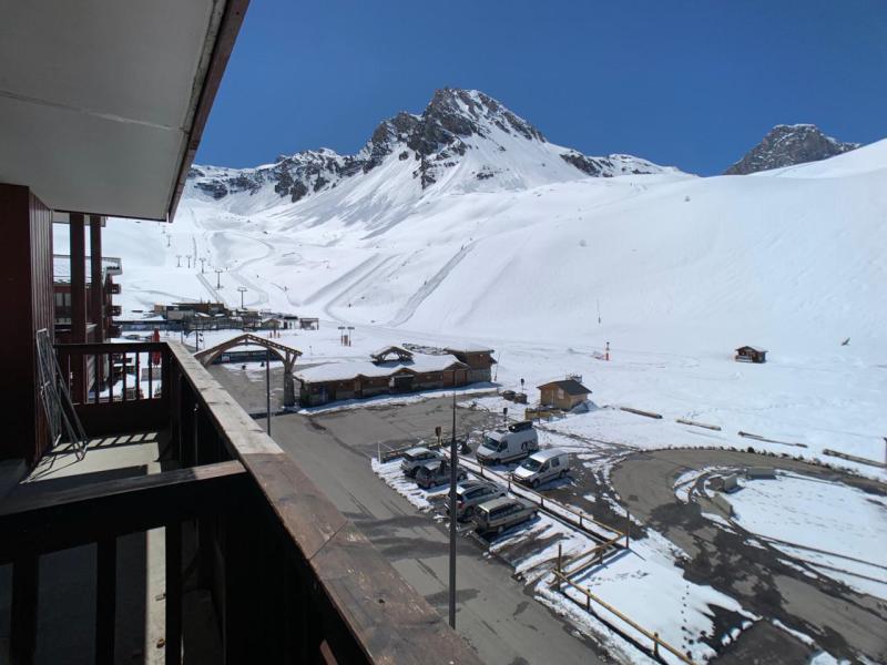 Vacaciones en montaña Apartamento 2 piezas cabina para 6 personas (419) - Résidence Rond Point des Pistes A - Tignes - Balcón