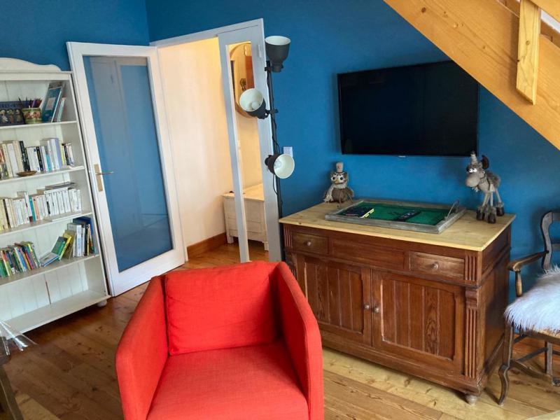 Holiday in mountain resort 3 room duplex apartment 7 people (RDB31) - Résidence Roseland - Brides Les Bains - Living room